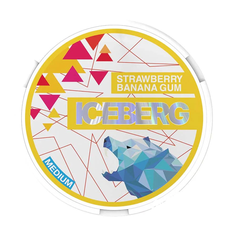 Iceberg - Strawberry Banana Gum | 10 Cans